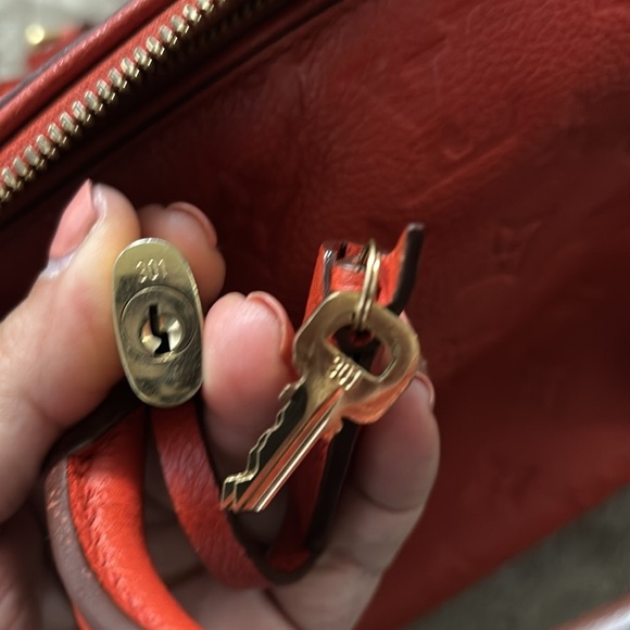 LV red empriente bandoliere 25 and wallet - Picture 5 of 13